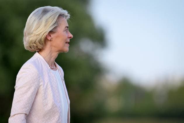 - The President of the European Commission Ursula von der Leyen during the G7 Summit in Borgo Egnazia (Brindisi) Italy on 13 June 2024. The President of the European Commission Ursula von der Leyen during the G7 Summit in Borgo Egnazia (Brindisi) Italy on June 13, 2024. Toasts Italy -  Copyright: xIPA ABACAx
