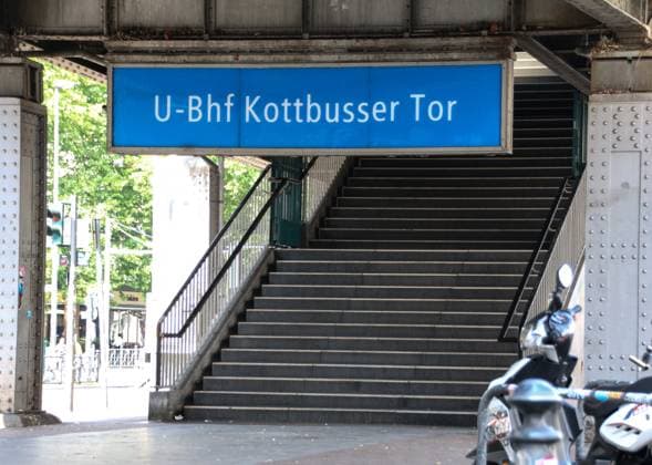 empty stairs to kottbusser tor subway station for fear of violence empty stairs to kottbusser tor subway station for fear of violence