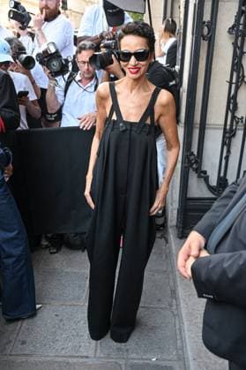 PFW Jean Paul Gaultier Outside Arrivals Farida Khelfa at Jean Paul Gaultier show during PFW Haute Couture in Paris, France on June 26, 2024. Photo by Julien Reynaud APS-Medias ABACAPRESS.COM Paris France Copyright: xReynaudxJulien APS-Medias ABACAx