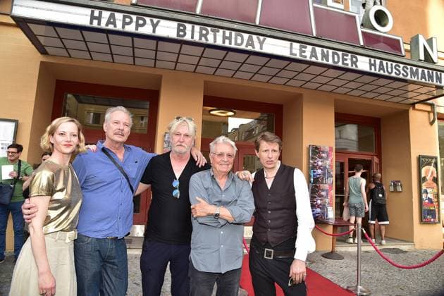 Leander Haussmann celebrates his 65th birthday Annita Kuhl, Leander Haussmann, Detlef Buck, Henry Hübchen, Alexaynder Scherr Leander Haussmann, cult director from Berlin turns 65 on June 26 and Babylon celebrates him with a retrospective of his work in Berlin, 12 06 2024 Photopress Mueller