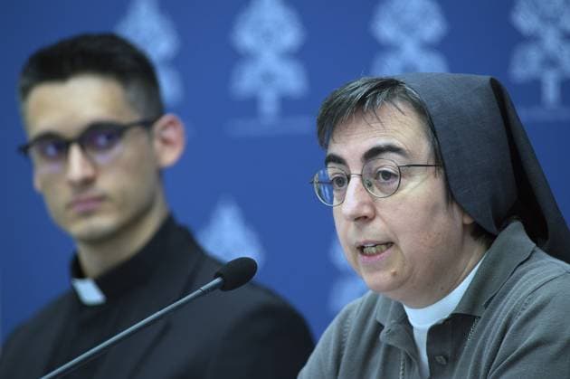 Vatican: Italy, Rome, Vatican, 2024 6 27.Press Conference to present the Message of the Holy Father Francis for the World Day of Prayer for the Care of Creation at the Vatican Press Office . Photograph by Catholic Press Photo Vatican  - ZUMAp169 20240627_zea_p169_080 Copyright: xALESSIAxGIULIANIx