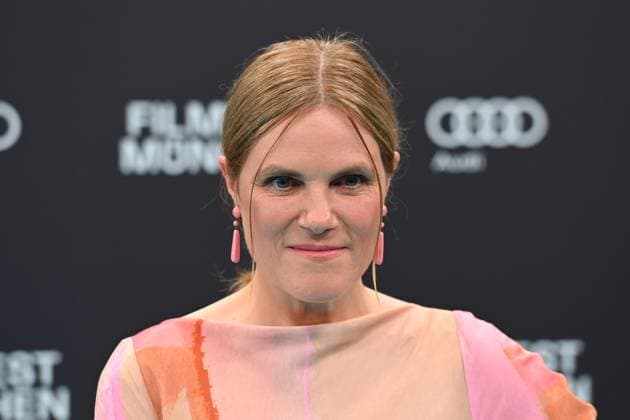 Fritzi Haberlandt actress, single picture, cropped single motif, portrait, portrait, portrait red carpet, red carpet, opening 41 film festival Munich on 29 06 2024 Gasteig HP8