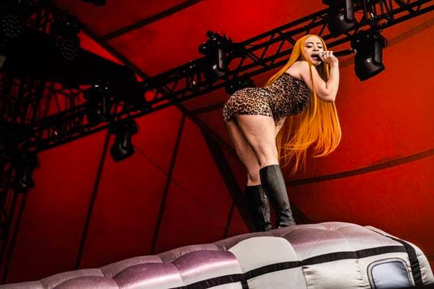 Ice Spice is playing on the Orange Stage at the Roskilde Festival on Thursday, July 4, 2024 Photo Helle Arensbak Ritzau Scanpix , Roskilde Denmark  Copyright: HellexArensbak HellexArensbakx spdk20240704-200915-L