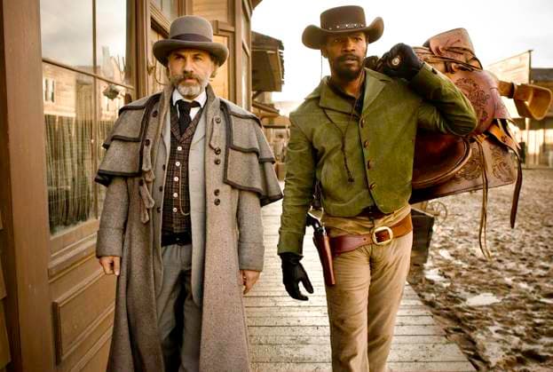 Django Unchained (2012) - filmstill CHRISTOPH WALTZ & JAMIE FOXX in Django Unchained (2012) EDITORIAL USE ONLY Copyright: xCAP FBx