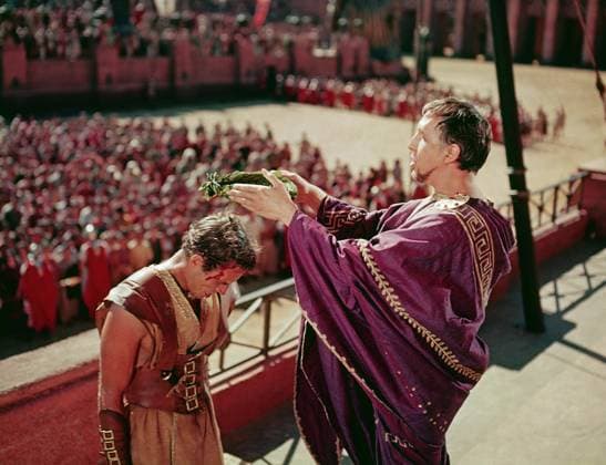 Ben-Hur - filmstill Charlton Heston & Frank Thring in Ben-Hur EDITORIAL USE ONLY Copyright: xCAP PLFx