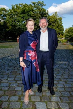 Anniversary performance of Cabaret Das Musical Franziska Giffey and Wolfgang Süllke at the anniversary performance of Cabaret Das Musical at the Tipi am Kanzleramt on 13 07 2024 in Berlin Copyright: xEventpressxKochanx
