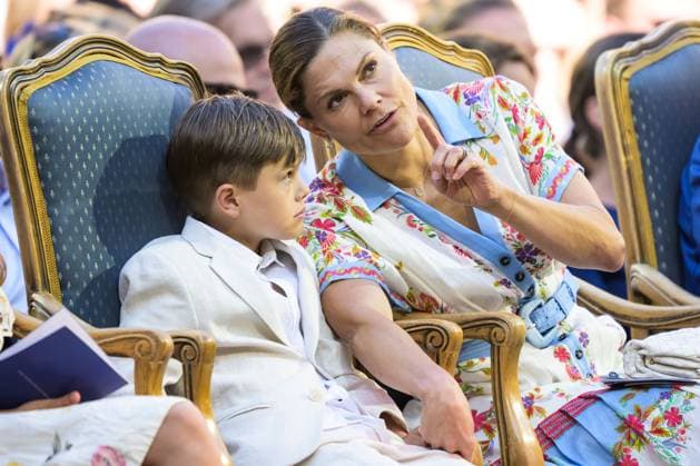 240714 Prince Oscar and Crown Princess Victoria during the presentation of the Victoria Prize on July 14, 2024 in Borgholm  Copyright: SUVADxMRKONJIC 1047415030st