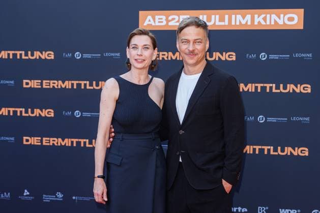 Premiere of Die Ermittlung Christiane Paul and Tom Wlaschiha at the premiere of Die Ermittlung at Zoo Palast on 16 07 2024 in Berlin Copyright: xEventpressxKochanx