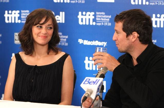 Marion Cotillard and Guillaume Canet at the press conference for Little White Lies during the Toronto International Film Festival at Roy Thompson Hall in Canada - 12 September 2010 FAM39411 Copyright: x FAMOUSx 13601311