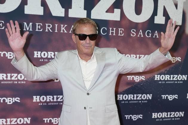 Kevin Costner Photocall Actor Kevin Costner at a photocall for his new movie Horizon on 06 08 2024 at Cinedom Köln Cologne Cinedom Nordrhein Westfalen