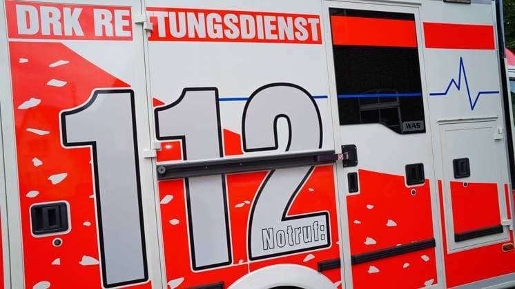 07 08 2024 NRW Ambulance or rescue vehicle is ready for an operation NRW Germany 2024 08 07 Symbol photo Ambulance Photo Hercher 2