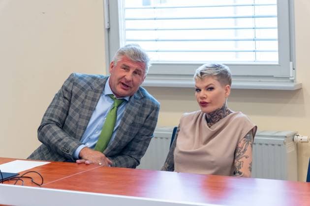Last day of trial against Mallorca singer Melanie Müller at Leipzig District Court Melanie Müller court