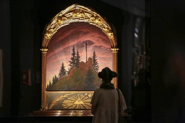 Anniversary show on Caspar David Friedrich at the Albertinum Museum Copyright: epd-bild MatthiasxSchumann epd-Ausstellung_Friedrich1-kopieren