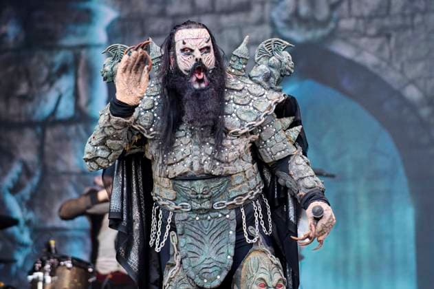 Tomi Mr Lordi Putaansuu from Lordi live at the Riverside Festival Aarburg, 24 08 2024 Foto:xP.xFrauchigerx xFuturexImagex lordi_4813