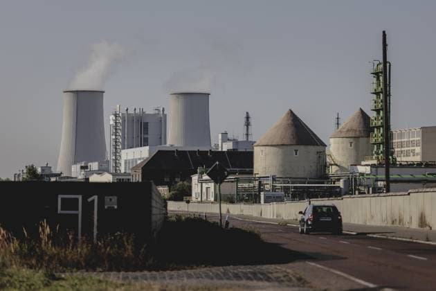 Exterior view of the chemical park in Leuna, 28 08 2024 Leuna Germany Copyright: xFlorianxGaertner photothek.dex