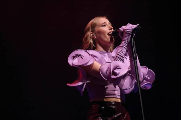 Lea Marie Becker aka Lea at a concert in the Max Schmeling Halle in Berlin, September 2, 2024 Lea concert Berlin