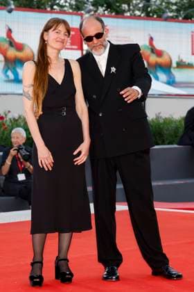 September 3, 2024, Venice, ITALY: Italian director Luca Guadagnino and Romanian-American sculptor Andra Ursu?a arrive for the premiere of ˜Queer™ at the 81st annual Venice International Film Festival, in Venice, Italy, 03 September 2024. The movie is presented in the official competition Venezia 81 at the festival running from 28 August to 07 September 2024. ANSA FABIO FRUSTACI Venice ITALY  - ZUMAa110 20240903_zaf_a110_109 Copyright: xFabioxFrustacix