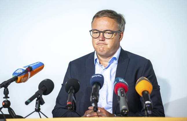 POLITICS STATE PRESS CONFERENCE IN THE THURINGIAN STATE PARLIAMENT FOR EDITORIAL PURPOSES ONLY p 04 09 2024 Erfurt State Press Conference In the Thuringian State Parliament In the photo Mario Voigt CDU Germany Thuringia Erfurt Copyright SaschaxFromm Copyright: SaschaxFromm doc7x1b7z4rf4ovui8j9gr ,EDITORIAL USE ONLY Copyright: SaschaxFromm