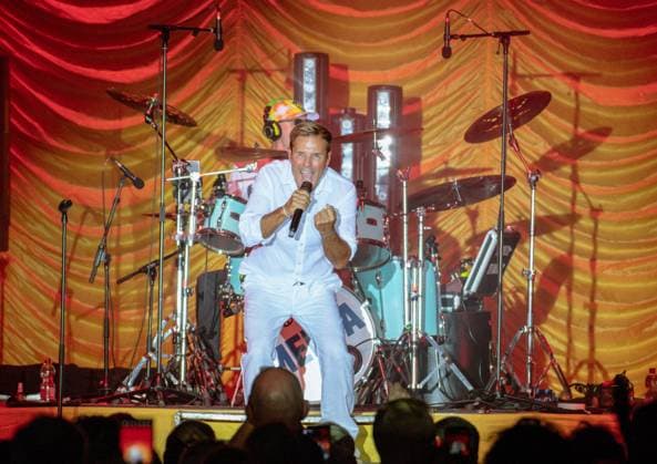 Entertainment Music, Dieter Bohlen Open Air 2024 26 07 2024, xdanx, Entertainment Music,Nino de Angelo Open Air 2024 v l Nino de Angelo live at Open Air Tour 2024 at Schlosshof Oranienburg Oranienburg Schlosshof Brandenburg Germany EN Copyright: xDanielxLakomskix