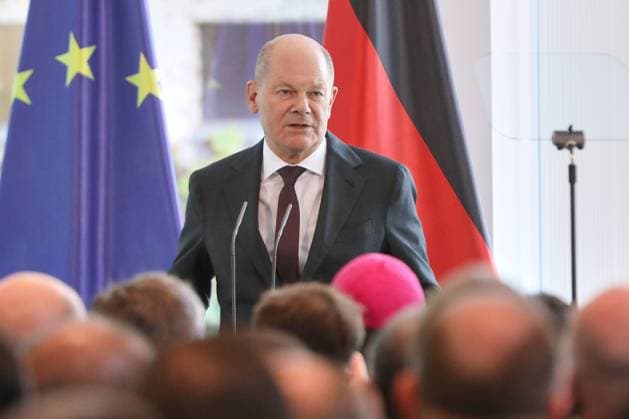 Berlin, Germany, 10 09 2024 Federal Chancellery Welcoming the Diplomatic Corps Federal Chancellor Olaf Scholz SPD gives a speech to the ambassadors in Germany Copyright: xdtsxNachrichtenagenturx dts_45159