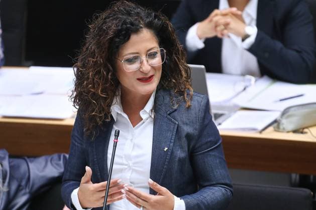 Berlin, Germany, 12 09 2024 Berlin House of Representatives 52 Sessions Cansel Kiziltepe, Senator for Labor, Social Affairs, Equality, Integration, Diversity and Anti-Discrimination, SPD Copyright: xdtsxNachrichtenagenturx dts_46110