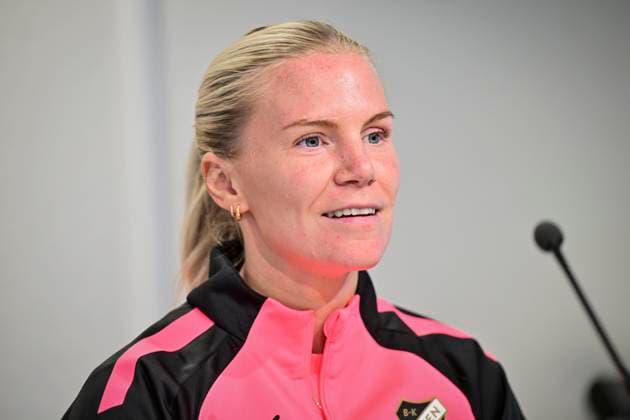 GOTHENBURG, SWEDEN 20240917 Häckens Josefine Rybrink during a press conference at Bravida Arena before the Champions League qualifier against Arsenal TROLLHÄTTAN SWEDEN x9200x  Copyright: xBjörnxLarssonxRosvall TTx BRAND TROLLHÄTTAN O7mcDrCN6HI
