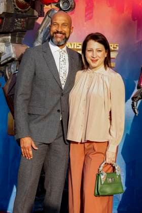 September 19, 2024, London, United Kingdom: Keegan-Michael Key and Elle Key attend the Transformers One European Premiere at Cineworld in Leicester Square, London. London United Kingdom - ZUMAs197 20240919_aab_s197_032 Copyright: xCatxMorleyx