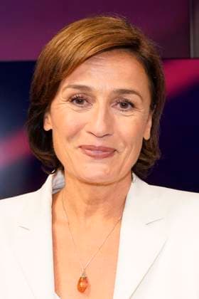 Sandra Maischberger on the ARD talk show maischberger in Studio Berlin Adlershof Berlin, 25 09 2024 Foto:xT.xBartillax xFuturexImagex maischberger2509_4910