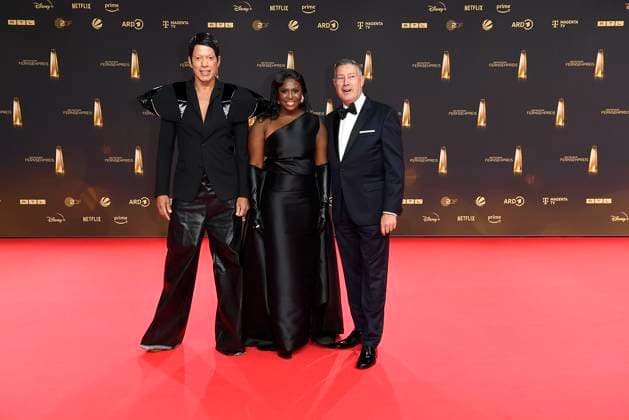 Jorge Gonzalez, Motsi Mabuse and Joachim Llambi at the German Television Award Ceremony on 25 09 2024 in Cologne German Television Award Ceremony 2024 in Cologne