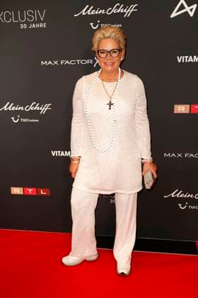 Claudia Effenberg at the 30th anniversary of RTL Exclusiv Das Starmagazin anniversary event on the Tui Cruises Mein Schiff on 27 09 2024 in Hamburg Big anniversary event RTL celebrates 30 years of Exclusiv Das Starmagazin in Hamburg