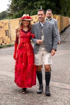 La Toya Jackson and Marcel Remus at the 189 Oktoberfest 2024 on the Theresienwiese Munich, 28 09 2024 Foto:xN.xKolinzx xFuturexImagex jackson_4904