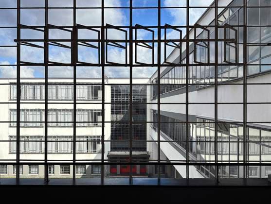 Bauhaus Dessau DEU, Deutschland, Germany, Dessau, Sachsen Anhalt, 28 07 2024 Bauhaus building built by architect Walter Gropius in 1925 in the architectural Bau