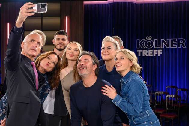 Christoph Maria Herbst, Nathalia Wörner, Nino Sifkovits, Cheyenne Ochsenknecht, Marco Schreyl, Carola Holzner and Susan Link at the recording of the WDR talk show Kölner Treff at WDR Studio BS 3 Cologne, 11 10 2024 Foto:xW.xRanderathx xFuturexImagex koelner_treff1110_4003