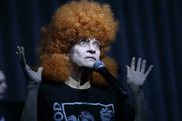 Kate Strong during the photo rehearsal for the play I Pity The Garden at the Maxim Gorki Theater in Berlin, Studio, October 15, 2024 By Forugh Farrokhzad Direction, stage and costumes Nazanin Noori Composition Andrea Belfi Premiere is on October 17, 2024 Maxim Gorki Theater Berlin I Pity The Garden