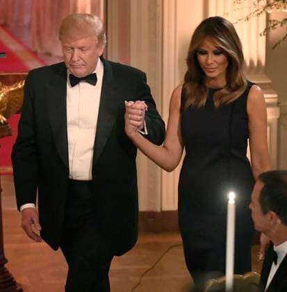 President Trump and First Lady Attend White House Historical Association Dinner United States President Donald J. Trump and First lady Melania Trump attend a White House Historical Association dinner at the White House, May 15, 2019, in Washington, DC. The organization s goal is to promote the public s understanding, appreciation and enjoyment of the White House. Photo Credit: Mike Theiler CNP AdMedia Washington District of Columbia United States of America EDITORIAL USE ONLY  Copyright: xx TRUMP WH HISTORY 01 MikexTheiler CNP AdMediax admphotostwo604489