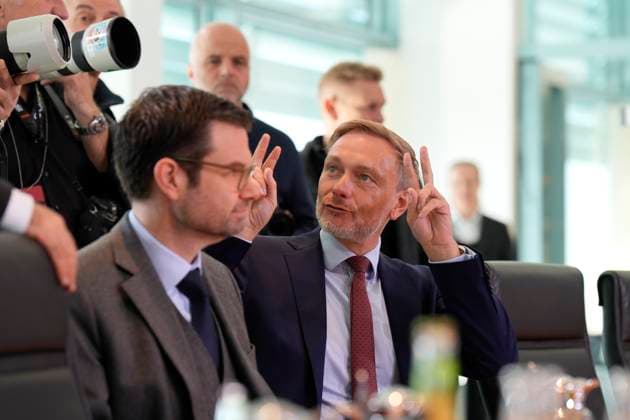 Opening pictures, Cabinet meeting of the Federal Government Opening pictures, Cabinet meeting of the Federal Government Federal Minister of Finance Lindner Federal Minister of Justice Buschmann Berlin Berlin GER