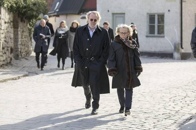 Benny Andersson, Görel Hanser Josefin Nilssons begravning i Visby Domkyrka pa Gotland 2016-03-18 (c) SANDBERG MAGNUS Aftonbladet IBL Bildbyra * * * EXPRESSEN OUT * * * AFTONBLADET 4560 Stockholm Sverige svenska kändisar x2512x  Copyright: xMagnusxSandberg Aftonbladet TTx Josefin Nilssons begravning