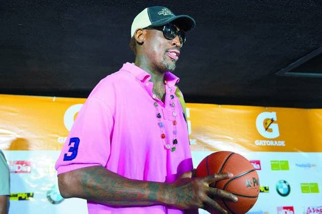 A palace full of royalty 28 07 2012 Picturesque Dennis Rodman is not only a basketball player, but he has also acted in motion pictures PROHIBITED FOR USE OR REPRODUCTION IN COSTA RICA Costa Rica EDITORIAL USE ONLY  Copyright: xGDA LaxNacion CostaxRicax-xTodosxlosxderechosxreservados.xProhibidoxelxusoxoxreproducciónxdexestaximagenxenxCostaxRicax RafaelxPACHECOxGRANADOSx crlanacionpic052372