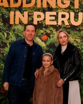 November 3, 2024, London, United Kingdom: Ben Miller, Lana Miller and Jessica Parker attend the Paddington In Peru World Premiere at the Odeon Luxe in Leicester Square, London. London United Kingdom - ZUMAs197 20241103_aaa_s197_400 Copyright: xCatxMorleyx