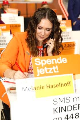 Melanie Haselhoff at the 29 RTL Spendenmarathon 2024 in Studio 8 of EMG Studios Hürth, 22 11 2024 Foto:xR.xStoffelsx xFuturexImagex spendenmarathon2024_8245