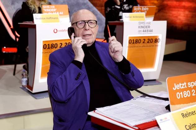 Reiner Calmund at the 29 RTL Spendenmarathon 2024 in Studio 8 of EMG Studios Hürth, 22 11 2024 Foto:xR.xStoffelsx xFuturexImagex spendenmarathon2024_4539