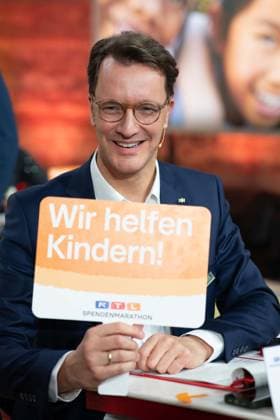 Hendrik WUEST, Wüst, CDU, State Premier of North Rhine-Westphalia, 29 RTL Spendenmarathon Wir helfen Kindern , television, 21 22 11 2024 in Huerth, Germany,