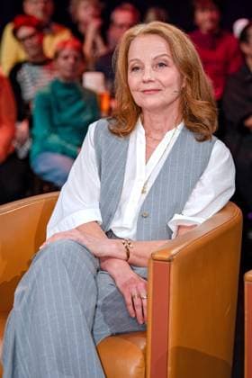MDR Riverboat actress Carina Wiese on the occasion of the recording of the MDR talk show Riverboat on 23 11 2024 at Mediacity Leipzig 20241124ADO0039