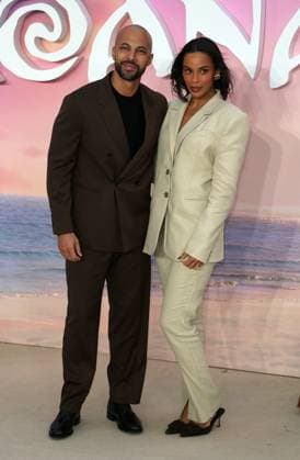 November 24, 2024, London, United Kingdom: Marvin Humes and Rochelle Humes attend the Moana 2 UK Premiere at Cineworld Leicester Square in London. London United Kingdom - ZUMAs197 20241124_aaa_s197_181 Copyright: xFredxDuvalx