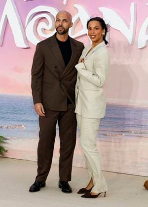 November 24, 2024, London, United Kingdom: Marvin Humes and Rochelle Humes attend the Moana 2 UK Premiere at the Cineworld in Leicester Square, London. London United Kingdom - ZUMAs197 20241124_aaa_s197_326 Copyright: xCatxMorleyx