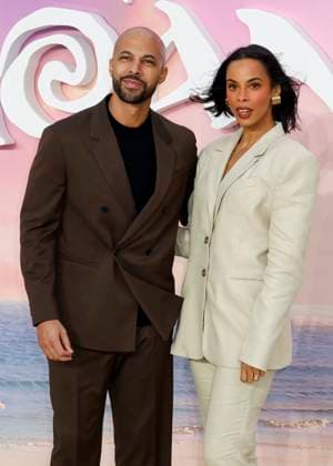 November 24, 2024, London, United Kingdom: Marvin Humes and Rochelle Humes attend the Moana 2 UK Premiere at the Cineworld in Leicester Square, London. London United Kingdom - ZUMAs197 20241124_aaa_s197_327 Copyright: xCatxMorleyx