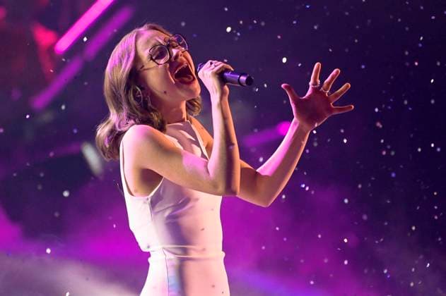 Jenny Hohlbauch in the semi-finals of the 14th season of the casting show The Voice of Germany 2024 at Studio H Berlin Adlershof Berlin, 29 11 2024 Foto:xF.xKernx xFuturexImagex voice_4202