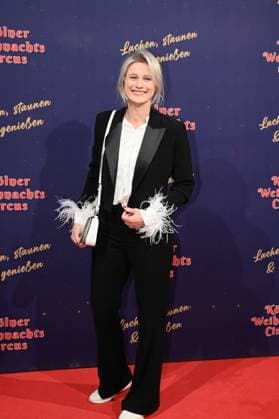 Sportswoman Britta Heidemann attends the premiere of the 9th Cologne Christmas Circus, which will be held in Cologne until 05 01 2025