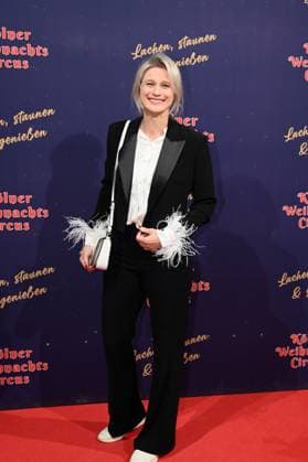 Sportswoman Britta Heidemann attends the premiere of the 9th Cologne Christmas Circus, which will be held in Cologne until 05 01 2025