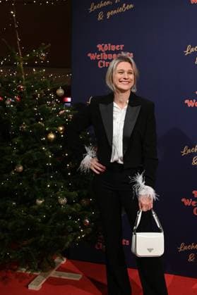 Sportswoman Britta Heidemann attends the premiere of the 9th Cologne Christmas Circus, which is being held in Cologne until 05 01 2025
